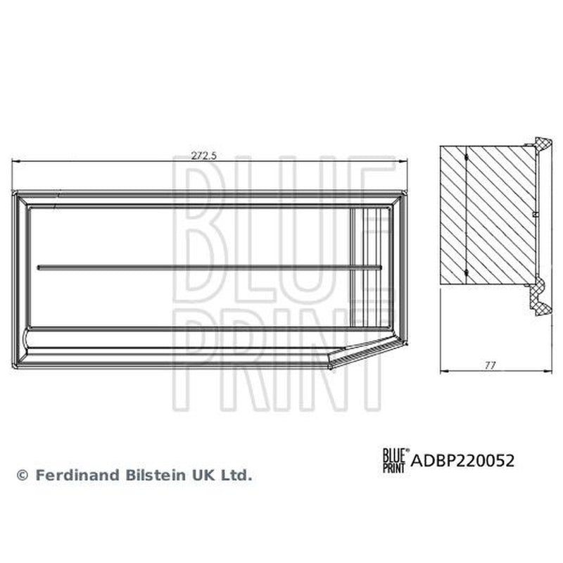 Blue Print Engine Air Filter ADBP220052