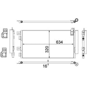 Mahle Air Conditioning Condenser AC 312 001S
