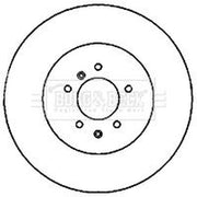 Borg & Beck Rear Brake Discs BBD5822S