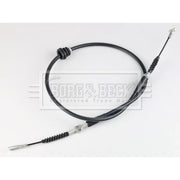 Borg & Beck Handbrake Cable Left Rear BKB3874