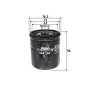 Valeo Engine Oil Filter 586146