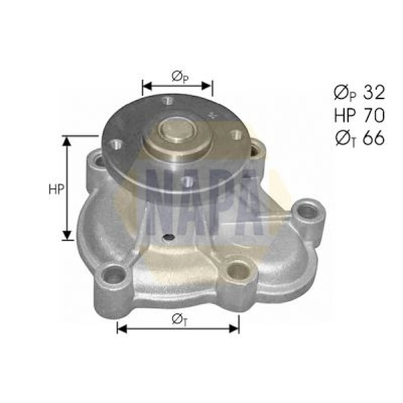 NAPA Engine Cooling Water Pump NWP1404