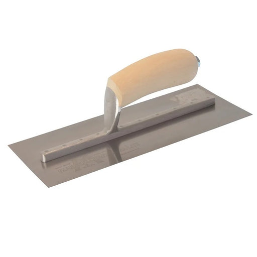 Marshalltown MXS1SS Plasterer's Finishing Trowel Stainless Steel Wooden Handle