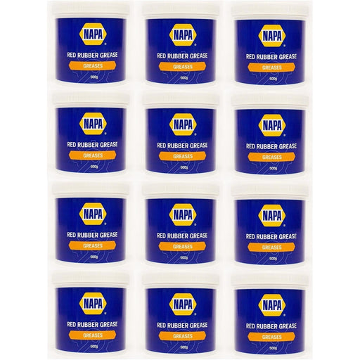 12x NAPA Red Rubber Grease Brake Caliper Pistons & Hydraulic Systems 500g NAPA  - Town Parts