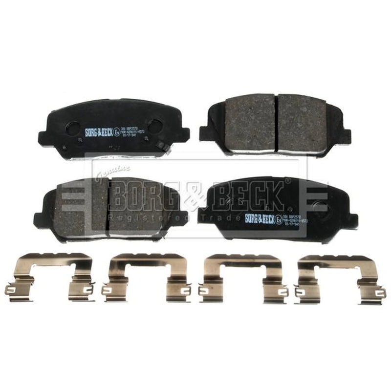 Borg & Beck 4 x Front Brake Pad Set BBP2578