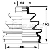 Borg & Beck Drive Shaft Bellow Kit Front Left BCB2397