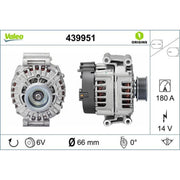 Valeo Car Alternator 12V 439951