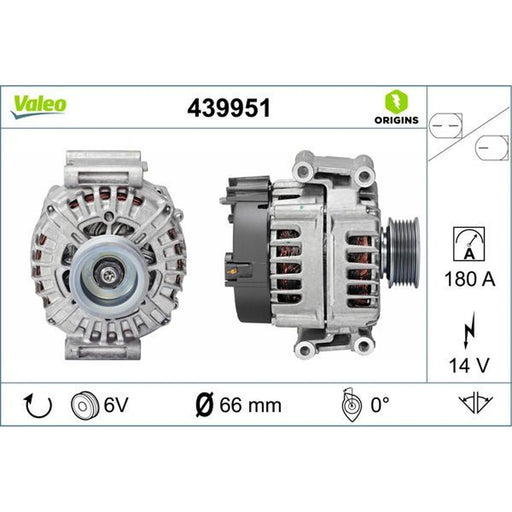 Valeo Car Alternator 12V 439951