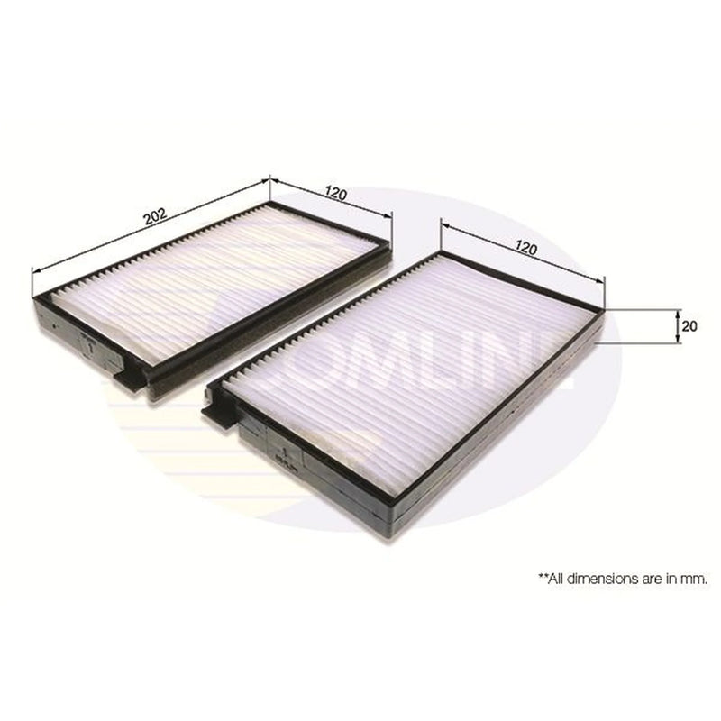 Comline Cabin Air Filter (Pollen Filter) EKF358-2