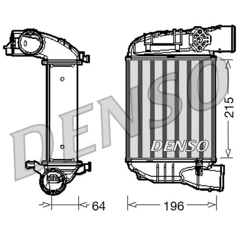 Denso Intercooler (Charge Air Cooler) DIT02003