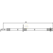 NAPA Brake Hydraulic Hose Line Front Right NBH1147