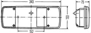 Hella 2VP 003 567-121 Tail Light Assembly