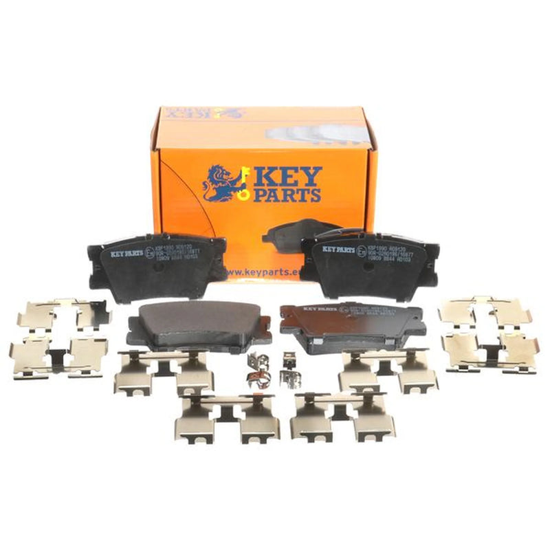 Key Parts 4 x Rear Brake Pad Set KBP1990