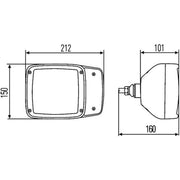 Hella Headlight Headlamp P21W Right 1SA 996 120-461