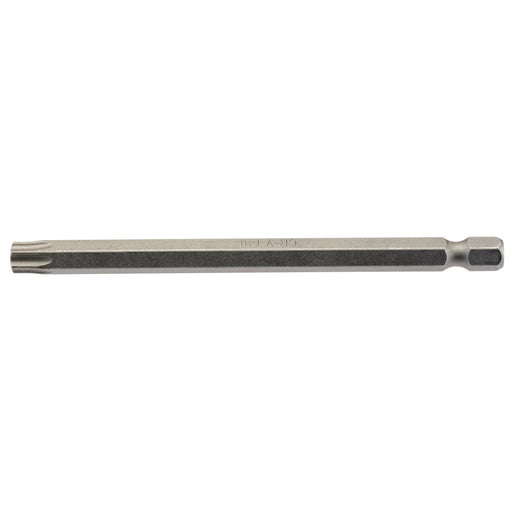 Draper Insert Bit T40 100mm Hex Chrome Vanadium Steel