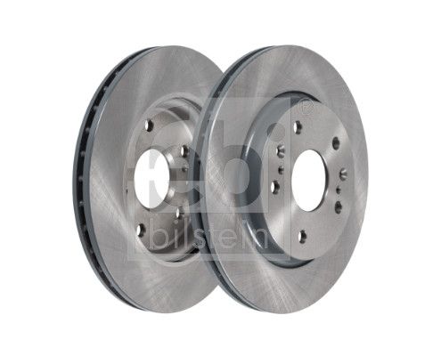 Febi 2 x Brake Disc Set Internally Vented Front