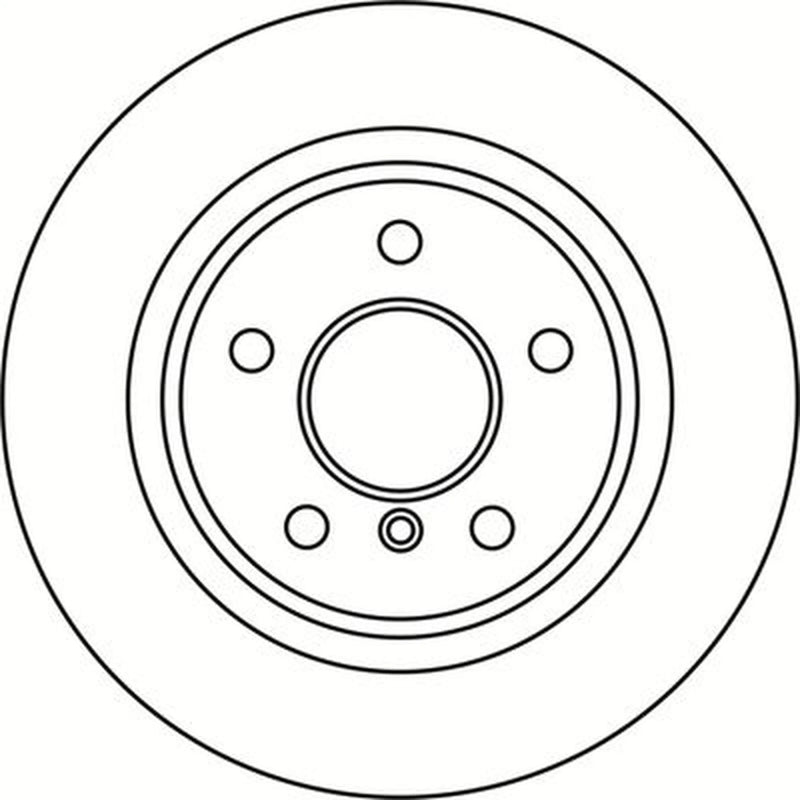 Abtex 2 x Vented Front Brake Discs BD1850V