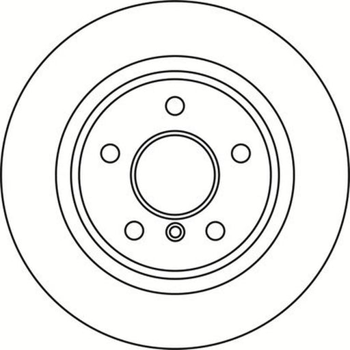Abtex 2 x Vented Front Brake Discs BD1850V