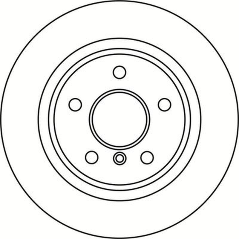 Abtex 2 x Vented Front Brake Discs BD1850V