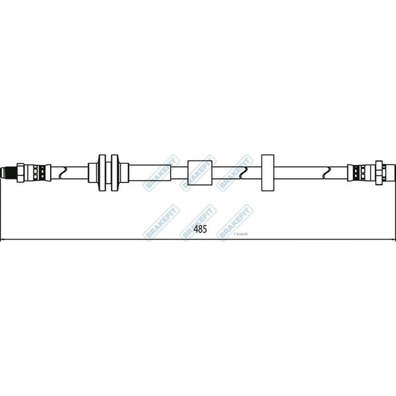 Apec Brake Hydraulic Hose Line Front BHO4323