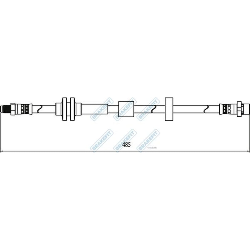 Apec Brake Hydraulic Hose Line Front BHO4323