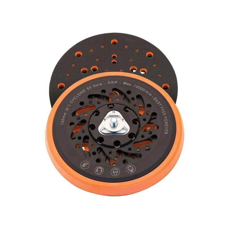 Flexipads World Class Cyclone™ Backing Pad Medium 53 Hole 150mm - FE654