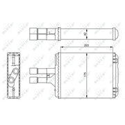 NRF Heater Matrix Core Heat Exchanger 54242