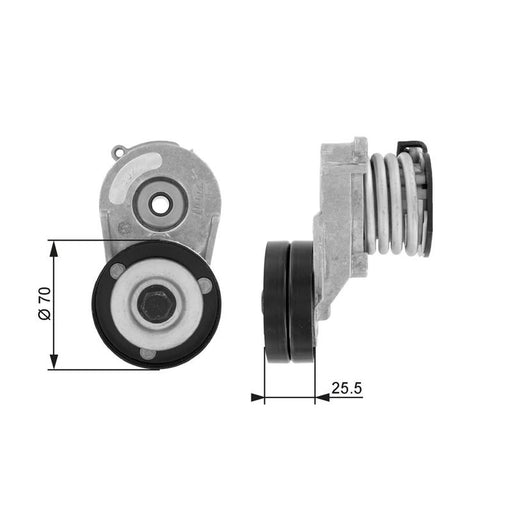 Gates Auxiliary Belt Tensioner T38432