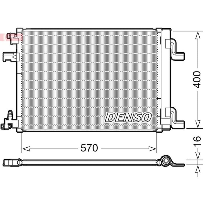 Denso Air Conditioning Condenser DCN20001