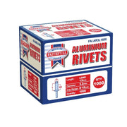 Faithfull Aluminium Rivets 3.2 x 13mm Long Bulk Pack of 1000 - FAIAR3L1000