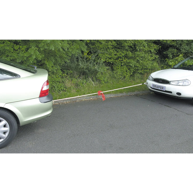 Draper Concertina Tow Rope 2500kg with Safety Hooks