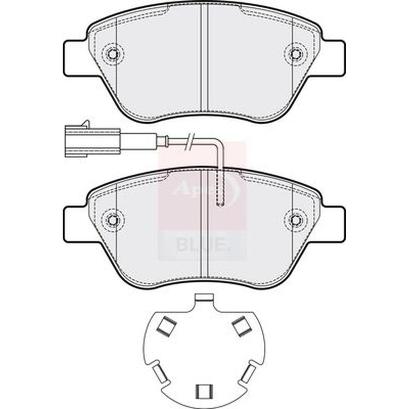 Apec Front Brake Pad Set PD3281