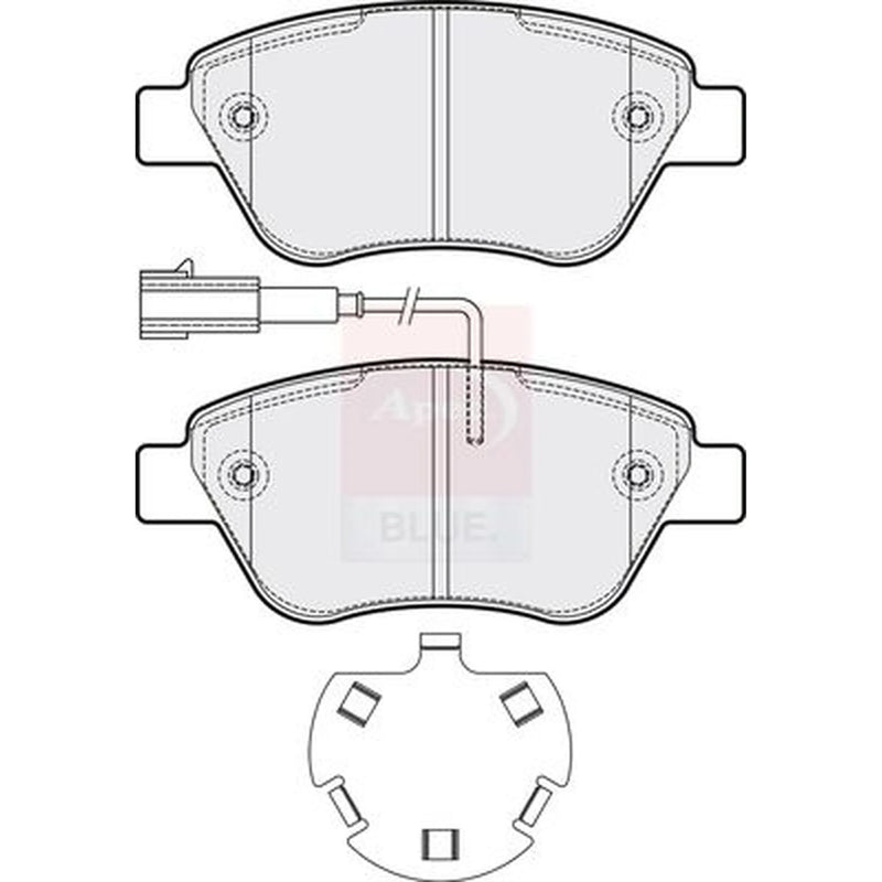 Apec Front Brake Pad Set PD3281