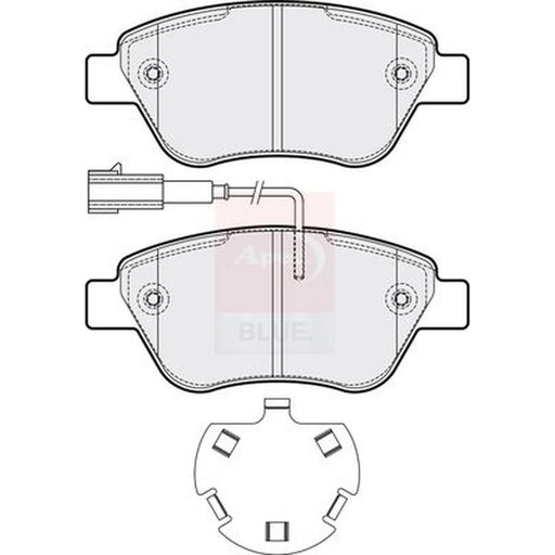 Apec Front Brake Pad Set PD3281