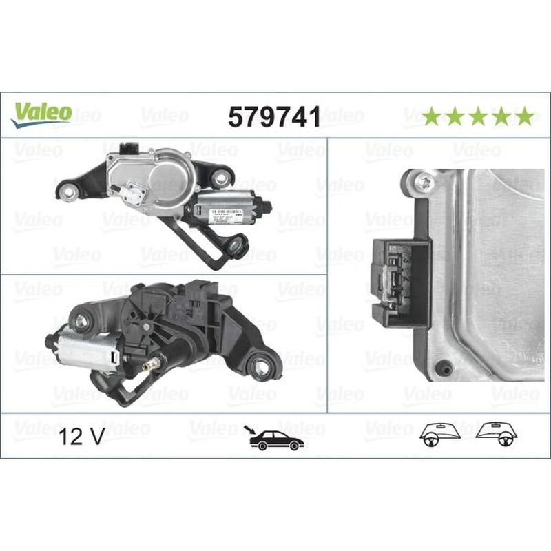 Valeo Front/Rear Wiper Motor Rear 579741