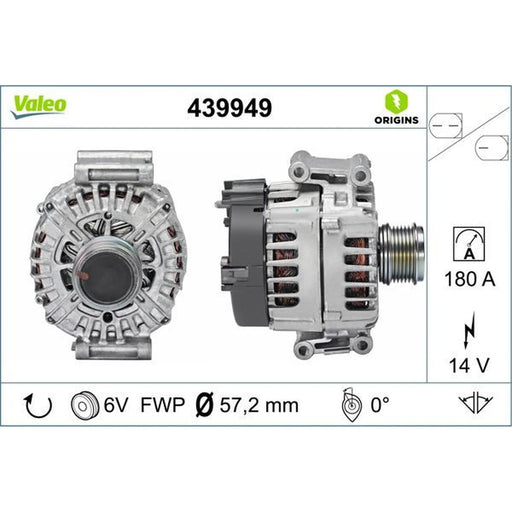 Valeo Car Alternator 12V 439949