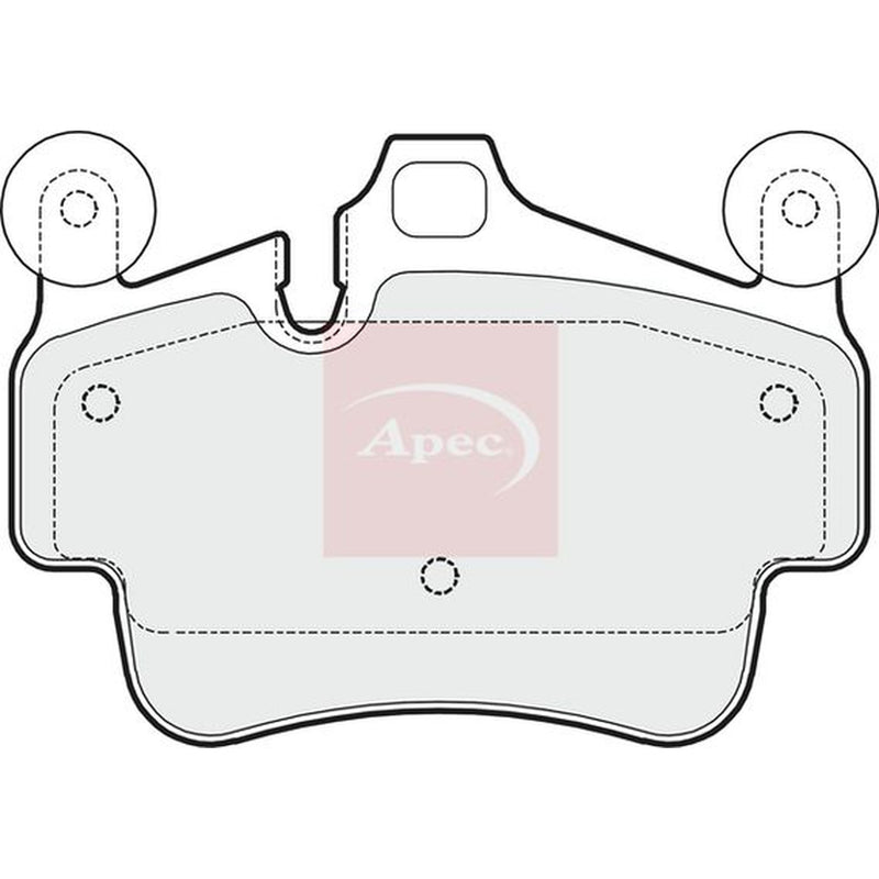 Apec Front Brake Pad Set PAD1634
