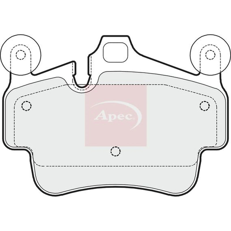 Apec Front Brake Pad Set PAD1634