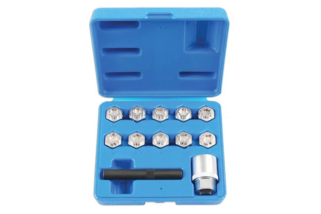 Laser Tools Locking Wheel Nut Key Set 12pc - for Mercedes-Benz - PL