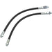 Connect Grease Gun Hose 1/8" BSP Male Ends 300mm 2pc 31252 Tool Connection  - Town Parts