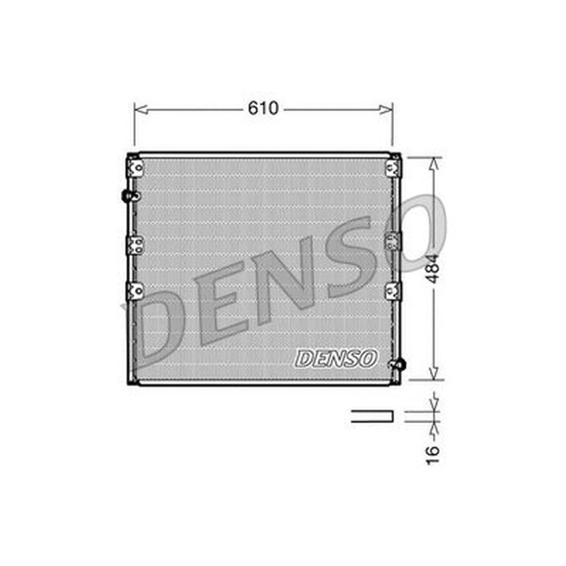 Denso Air Conditioning Condenser DCN50020