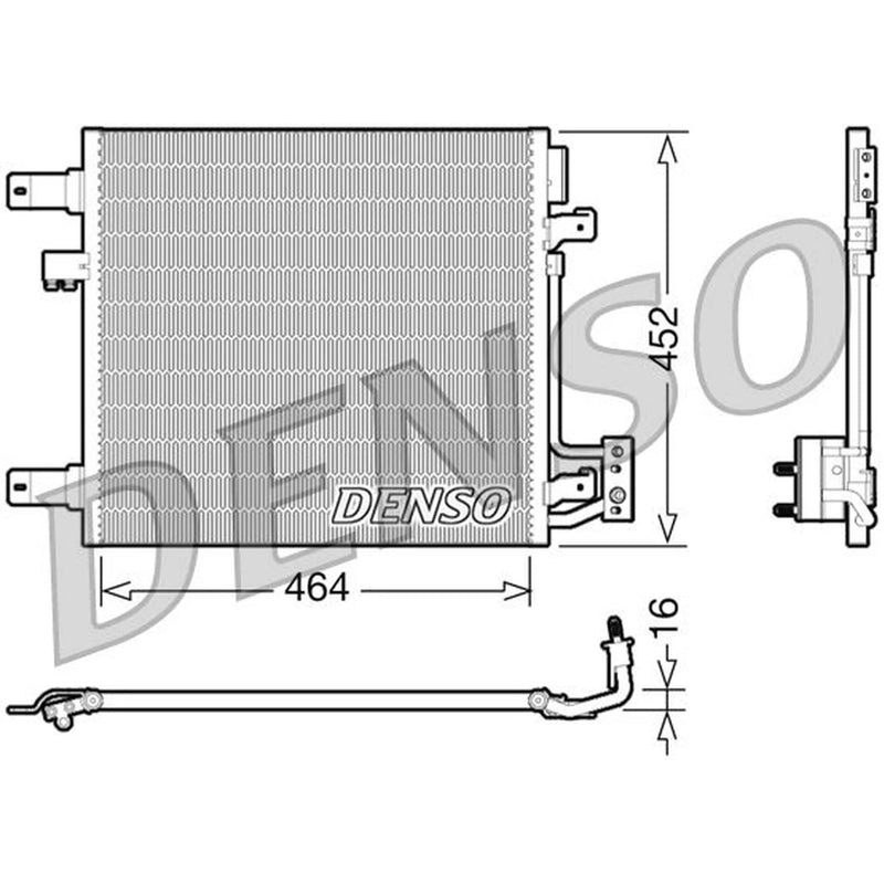 Denso Air Conditioning Condenser DCN06014