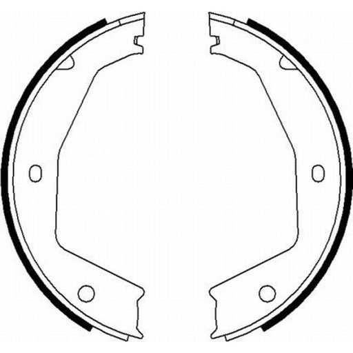 Mintex Parking Brake Shoe Set MFR586