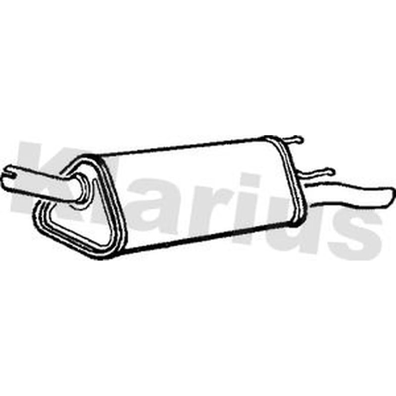 Klarius Box With Tail Pipe Rear GM117E