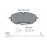 Textar Front Brake Pad Set 2640701