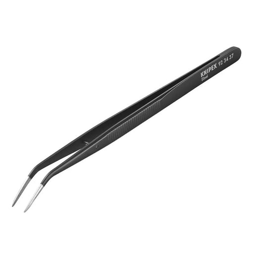 KNIPEX 92 34 37 Universal Bent Nose Tweezers 155mm - 92 34 37