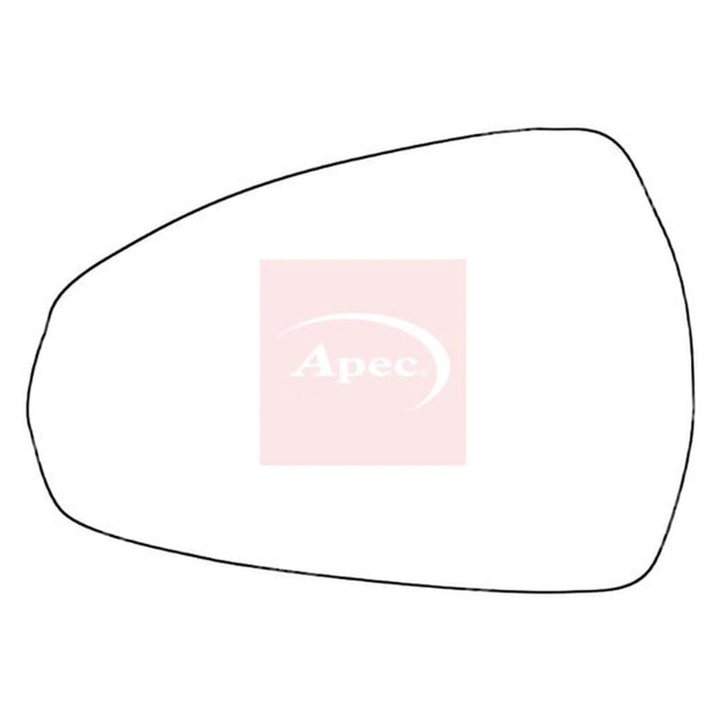 Apec Exterior Wing Mirror Glass Left AMS2091