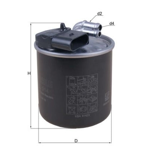 Mahle Fuel Filter Element KL 914