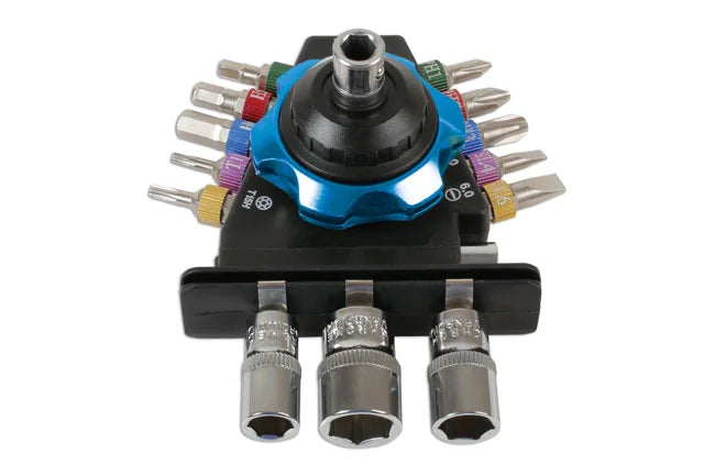Laser Tools Palm Ratchet Kit 15pc - PL