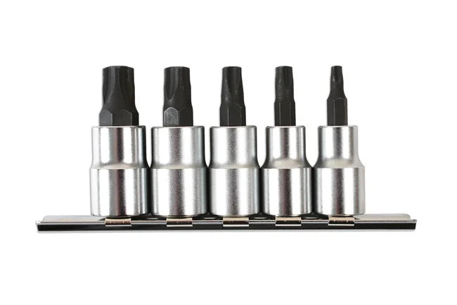 Laser Tools Mortorq Socket Bit Set 3/8"D 5pc - PL